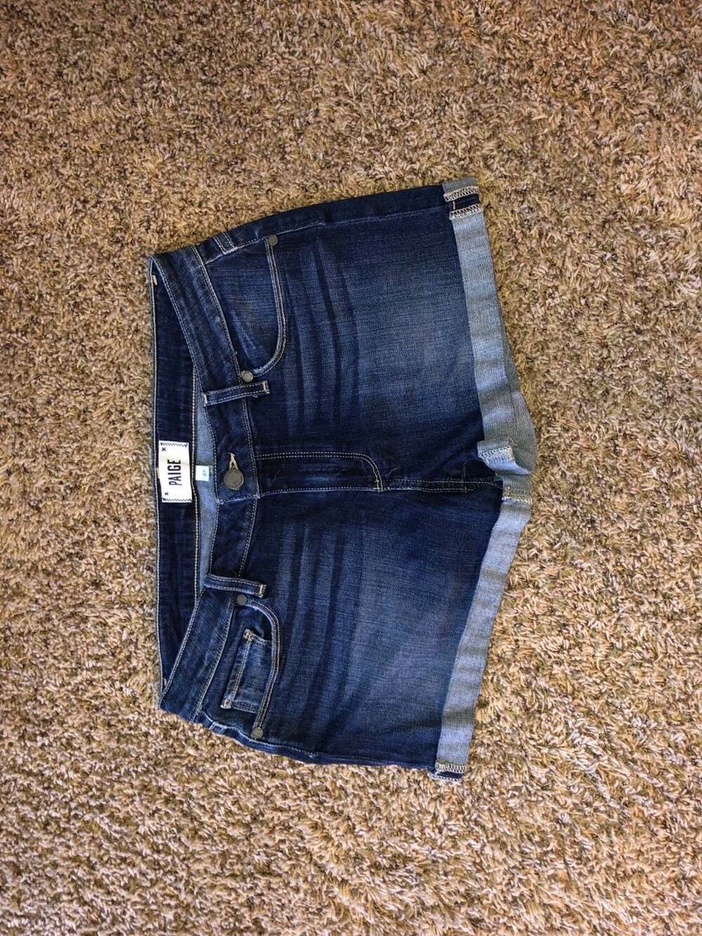 Paige Jimmy Jimmy Denim Shorts Size 27
